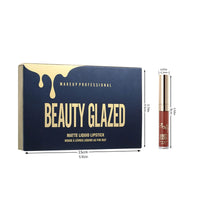 Kit Batom Matte Beauty Glazed | Longa Duração | À Prova D 'Água, make, maquiagem, mulher, atitude feminina, toda mulher precisa, maquiagem feminina, beleza da mulher, glamour